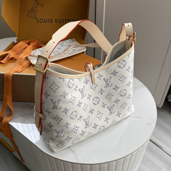 ルイヴィトンバッグ側面デザイン